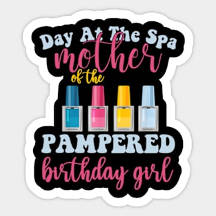 birthday girl shirt women spa Day At The Spa Party Birthday Sticker